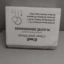 Ciaell 150PCS Clear Silver Plastic Plates - Silver Disposable Plates include 25Dinner Plate, 25Dessert Plate, 25Forks, 25Knives, 25Spoons, 25Cups for Weddings & Parties