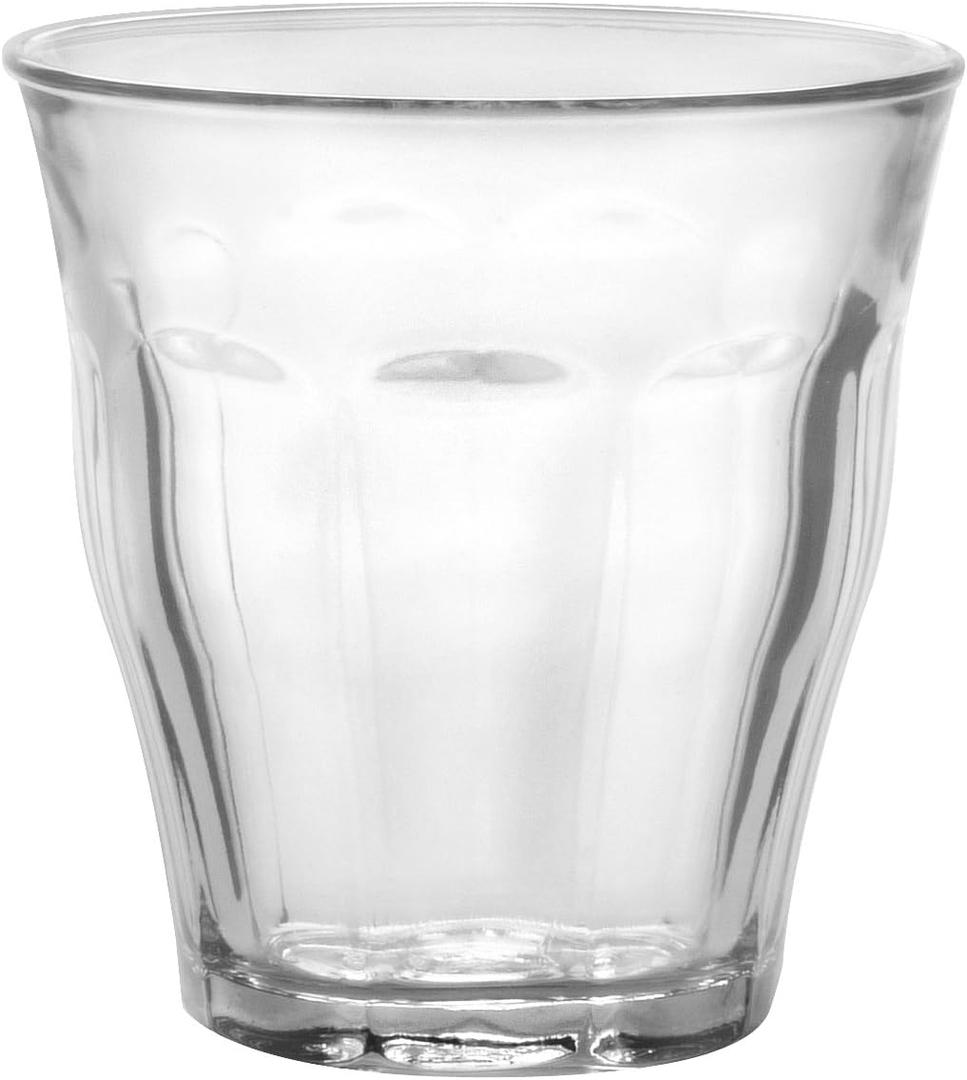 Duralex picardie, clear 25 cl tumbler, 8-3/8 ounce, set of 6