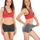 LALESTE Women's Boyshort Underwear Full Coverage Seamless Panties Soft Stretch Boxer Briefs 5 Packs (S)