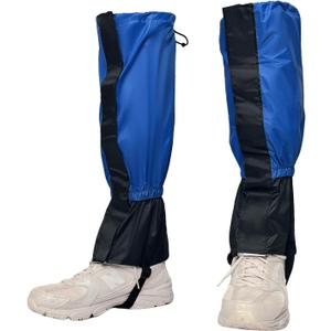 1 Pairs Gators for Hiking Boots,Adjustable Leg Gaiters for Women and Men Boots, Waterproof and Breathable Trail Gaiters for Hiking, Snow and Garden Weeding (Style A-Blue)