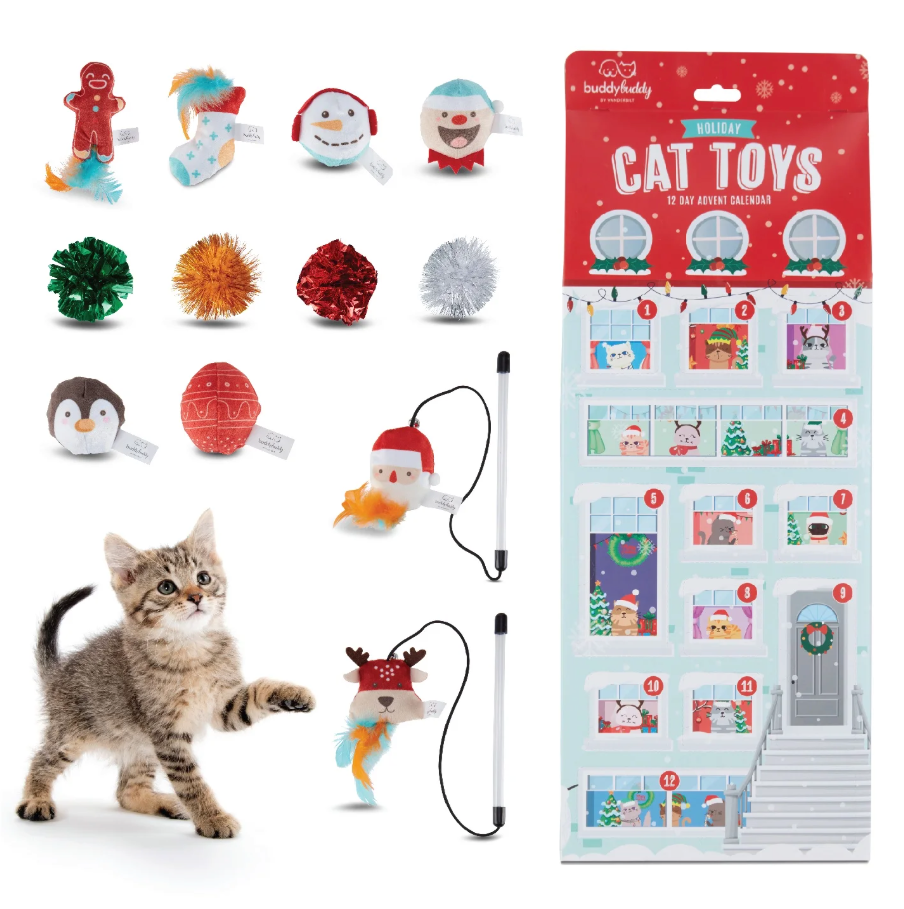 BUDDY BUDDY HOLIDAY CAT TOYS