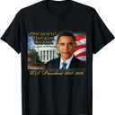 President Barack Obama 2008-2016 U.S. President T-Shirt, 5XL