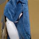 Pure Enrichment PureRelief XL Back & Neck Heating Pad- Safe Heat Therapy for Sore Muscles, Pain, & Cramps in Neck, Back, & Shoulders - 4 Heat Settings w/Auto Shut-Off, Soft Fabric (Sea Glass)