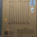 BalanceFrom Walk-Thru Safety Gate for Baby and Pets, Child Proof Fence for Doorways, Stairways, Hallways, 29.1" to 33.8" Opening, 30" Height, White