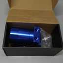 Thick Shell Baffled Oil Catch Can Coolant Fuel Catch Can Reservoir Kit - Blue