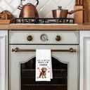 Cavapoo Dog Kitchen Towels, Cavapoo Gifts for Women Dish Tea Towels for Kitchen Decor, Dog Lovers Mom Gifts Decorative Hand Towel for Bathroom, 16x24 Inches