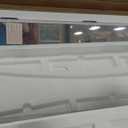 SONGMICS Hanging Jewelry Cabinet, Wall-Mounted Cabinet with LED Interior Lights, Door-Mounted Jewelry Organizer, Full-Length Mirror, Gift Idea, White UJJC99WT