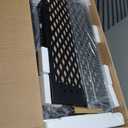 Royal Gourmet CC1830V 30 Barrel Charcoal Grill with Wood-Painted Side Front Table, 627 Square Inches Cooking Space, for Outdoor Backyard, Patio and Parties, Black