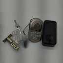 TEEHO TE002 Fingerprint Door Lock - Keyless Entry Door Lock - Electronic Keypad Deadbolt - Smart Locks for Front Door - Auto Lock - Easy Installation - Satin Nickel