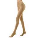 MANZI Women's 1 Pairs Opaque Control-Top Tights 70 Denier Suntan Small