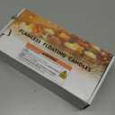 Homemory 24 Pack 3 Flameless Led Floating Candles, 200 Hour White Battery Operate Waterproof Tealights for Cylinder Vases, Centerpieces at Wedding Decor, Party, Pool