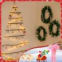 Hicarer 50 Pieces Christmas Plastic Candy Cane 5.9 Inch Christmas Tree Hanging Ornament Decoration Twisted Tree Candy Cane Ornament for Xmas Holiday Party Favor (Pink and White)