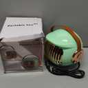 Space Heater, Portable Heater for Office Desk, 400W Mini Tent Warmer for Camping (Indoor Use), With Tip-Over Protection, Lightweight (Apple Green)