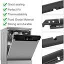 W10909089 AP6034205 Dishwasher Lower Door Seal - Compatible with Whirlpool, Admiral, Amana, Crosley, Estate, Jenn-Air, Kenmore, Sears, Kirkland, Kitchen Aid, Magic Chef, Maytag, Roper