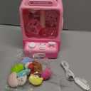 Claw Machine for Kids,Mini Vending Machines Candy Grabber Prize Dispenser Toys for Girls,Electronic Arcade Claw Game Machine for Party Birthday with Lights Sound (Light Bunny Claw)