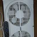 BEYOND BREEZE 9" Window Fan Reversible Airflow with Timer and Bug Screen3 Modes (Cool, Circulate, Exhaust),with Exhaust and Intake, Adjustable Width 23.5" to 37", 3 Speeds tested and works