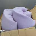 LUCID Lavender Infused 3 Inch Memory Foam Mattress Topper with 5 Zones Twin XL Size Plush Feel CertiPUR Certified Dorm Room Essentials