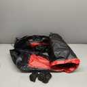 uxcell XXXL 190T Rain Dust Motorcycle Cover Black+Red Outdoor Waterproof Protector