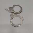 NOVELTY GIANT WWW.NOVELTYGIANT.COM Western Handcuffs Role Play Police Cowboy Sheriff Costume Accessory Toys Includes Two Keys with Safety Quick Release