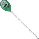 Censinda Soil Moisture Meter, Long Probe Soil Moisture Monitor for House Plants, Soil Hygrometer Moisture Sensor for Indoor & Outdoor, Garden, Farm, Lawn Plant Care, No Battery Needed(Green)