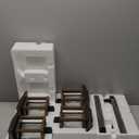 XMCOSY+ Solar Pathway Lights Outdoor, 25 LM LED Garden Lights with Seed Glass, 2-Tone/Colour, Waterproof Solar Powered Decorative Lighting for Yard Landscape Driveway Walkway (Warm White) (4 Pack)