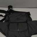 NThut Baby Stroller Organizer, Stroller Caddy Bag with 2 Wide Cup Holders & Bottle Straps, Universal Strap Fit, Fits 11" Tablet, Magnetic Pocket, Zipper & Mesh Pockets, Water Resistant 600D (Black)