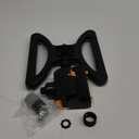 Melnor 65131AMZ MiniMax Turbo Oscillator Sprinkler, 4000 sq. ft., 4-Way Adjustable, Quick Connect Bundle, Black, Yellow