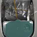 Electric Lunch Box Food Heater, 80W Portable Warmer for Car Truck Work with 304 Stainless Steel Container, 12V/24V/110V Green Heated Lunch Box Suitable for Ideal Driver/Work/Gift