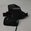 Swanoo Stroller Caddy Organizer With Cup Holder, Non Slip Straps Bag for Phone, Pet Stroller Accessories, Universal Fits Uppababby Vista v2 Wonderfold Wagon, Doona and More (Black)