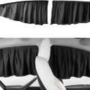 TPARTS Side Window Sun Shade for Tesla Model 3 2018-2026 (Including Model 3 Highland 2024+), Privacy Curtain Blinds Front & Rear Window Shade Blackout Drapes Set of 4 (Standard, Premium, Performance)