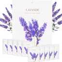 RAINFLOW 10 Packs Lavender Sachets - Fresh Scents Sachet Packets, Hanging Scent, Lavender Bags for Drawers and Closets, Closet Decor, Prayer Closet Essentials