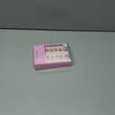 2 x Red Press On Nails Short - Jofay Fashion French Tip Press On Nails, Acrylic Fake Nails with Snowflakes and Gold Glitter, Reusable False Nails Glue On Nails for Women, Stick On Nails Kit 32Pcs