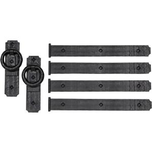 Cre8tive Hardware Rustic Rings Magnetic Garage Door Hardware (6 Piece)