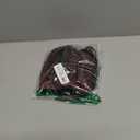 RoseSeek Women's Leopard Print Halter Tops Gothic Deep V Neck Sleeveless Music Festival Crop Top (Medium, Red)