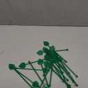 Hushee 30 Pcs Cocktail Swizzle Sticks 6 Inch Fun Cocktail Stir Sticks Reusable Food Picks Stirrers Drink Cocktail Shaker for Juices Milk Beverages Coffee Chocolate Party Decoration (Palm Leaves)