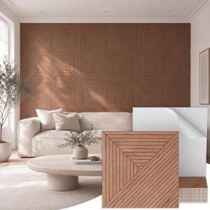TONOR 12 Pack Acoustic Panels Peel and Stick, 23.6''x23.6''-46.5 sq.ft., 12 PCS