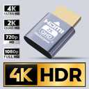 HDMI Dummy Plug fit-Headless Display Emulator DDC EDID Headless Ghos with Windows Mac OSX Linux Great for Graphics Acceleration Support 1920x1080@60Hz