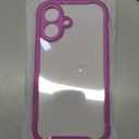 Diaclara Designed for iPhone 16 Case, Full Body Rugged Case with Built-in Touch Sensitive Anti-Scratch Screen Protector, Upgraded [Full Camera Protection] for iPhone 16 6.1" (Pink)