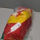 Christmas Tree Skirt Red and Gold Tree Skirt Ornaments Soft Plush Christmas Tree Mat with Snow Pattern for Decorations Holiday Party Indoor Outdoor 48 Inches