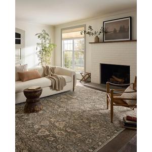 Loloi Magnolia Home by Joanna Gaines Junie Collection JUE-06 Lagoon/Natural 11'-6" x 15'-7", .38" Pile Height, Area Rug