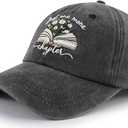 Just One More Chapter Hat for Men Women, Funny Adjustable Cotton Embroidered Bookish Baseball Cap (Black)