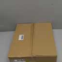 Goldenwarm Double Front Door Lock Set, Black Double Door Handle Set, Matte Black Double Door Handle with Dummy, Modern Double Front Door Hardware Set with Reversible Handle Lever