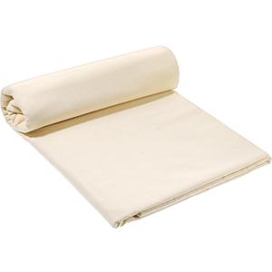 16.5 Yards x 63 Inches Cotton Muslin Fabric by Yard Lightweight Natural Unbleached Muslin Fabric Textile Muslim Cloth Apparel Boho Wide Roll Backing Material Quilting Sewing