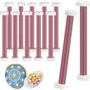 Darivefish 20 Shapes Petal Dotting Tools for Painting, Mandala Dotting Tools for Rocks, 10 Pens Set (Purple)