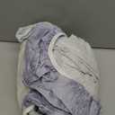 UMINEUX Oval Fitted Vinyl Tablecloth with Elastic Edged & Flannel Backing, Waterproof Wipeable Oval Table Cover - Fits Tables up to 42"X68" (GrayMarble) (Greymarble)