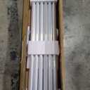 8ft LED Shop Light, 8' 100W 15000lm 6000K (12 Pack), 8 Foot Linkable led Shop Lights with Plug Fixture for Garage Workshop, T8 LED Tube Lights, High Output, (12Pack No Hanging)