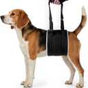 Dog Lift Harness, Adjustable Comfortable Dog Sling with Handle for Hind Leg Support Soft Lift Support and Rehab Harness for Weak Rear Legs, Helps Senior, Injured, Disabled and After ACL Surgery Dogs M