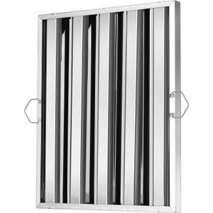 New Star Foodservice 54408 Stainless Steel Hood Filter 20" W x 25" H, Set of 6
