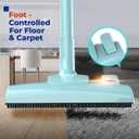 Roomie Tec Corded Stick Vacuum Cleaner for Home, 450W High Suction Power, Cyan