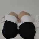 Fruit of the Loom Women's Smooth Cotton T-Shirt Bra Pack - Ultra-Soft, Flexible, and Invisible Under Tees (36C)